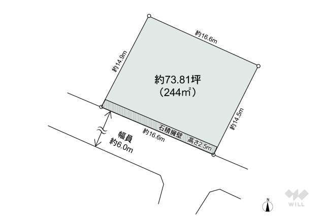 瀬戸市水北町 土地:間取り図面