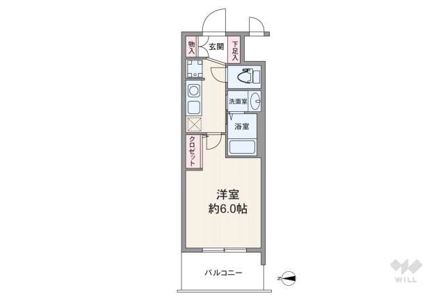 エステムコート名古屋新栄Ⅱアリーナ:間取り図面