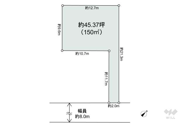 春日井市柏井町5丁目 土地:間取り図面