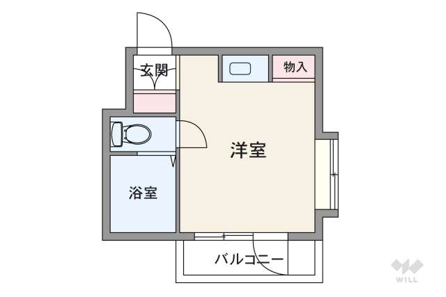 バームハイツ武蔵小山弐番館:間取り図面