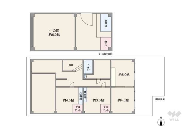 名古屋市中区栄5丁目 収益物件:間取り図面