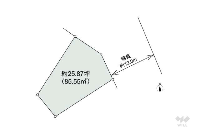 瀬戸市陶栄町 土地:間取り図面