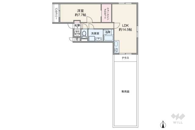 ライオンズマンション清住:間取り図面
