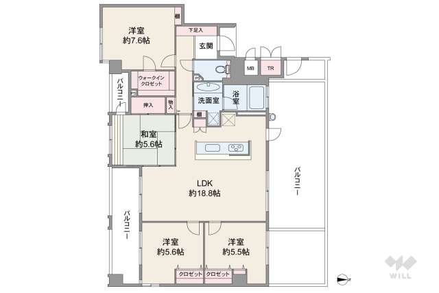 KAISEI 武庫之荘 ノステール:間取り図面