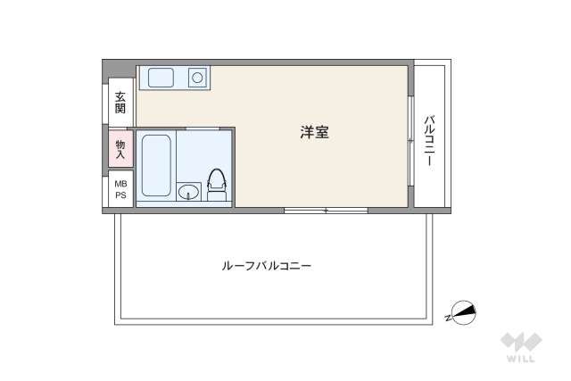 メゾン・ド・オーポン:間取り図面