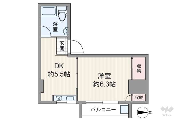 東松原マンション:間取り図面