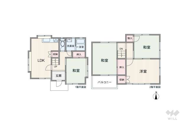 名古屋市南区菊住2丁目 一戸建て:間取り図面