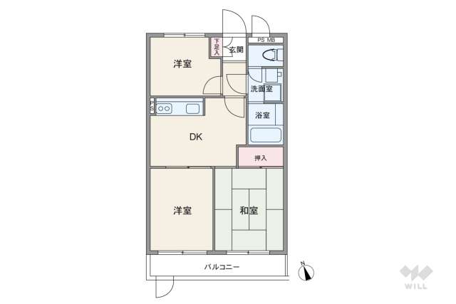 セザール日吉:間取り図面
