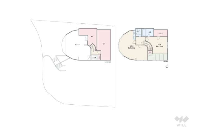 西宮市鷲林寺南町 一戸建て:間取り図面