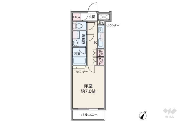 クレヴィスタ久が原:間取り図面