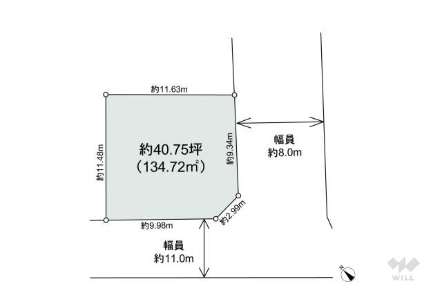 長久手市久保山 土地:間取り図面