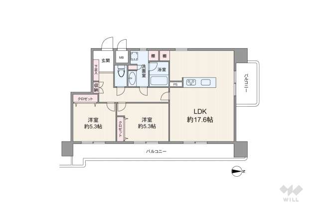 シティコーポ千代田:間取り図面