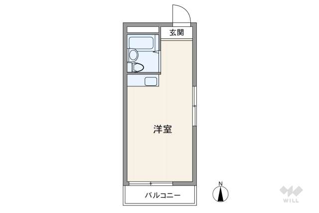 ハイシティ池尻大橋第２:間取り図面
