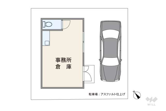 摂津市鳥飼中1丁目 事務所:間取り図面