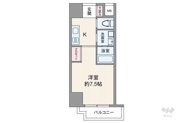 エスリード新栄デュオ:間取り図面