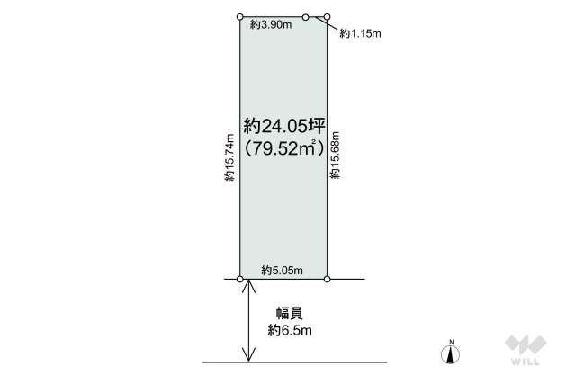 名古屋市北区丸新町 土地:間取り図面