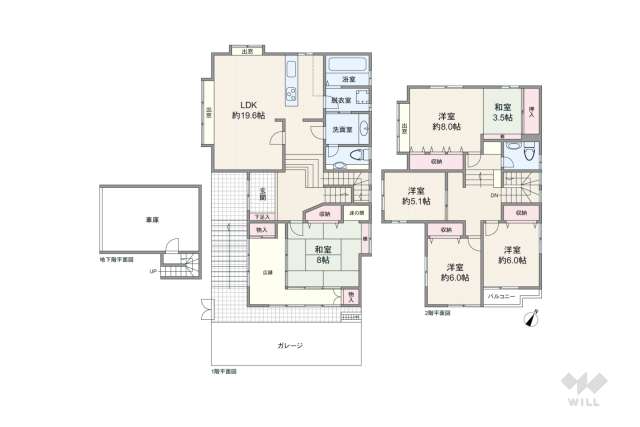 尾張旭市東栄町4丁目 中古一戸建て（建物182.67㎡・土地172.09