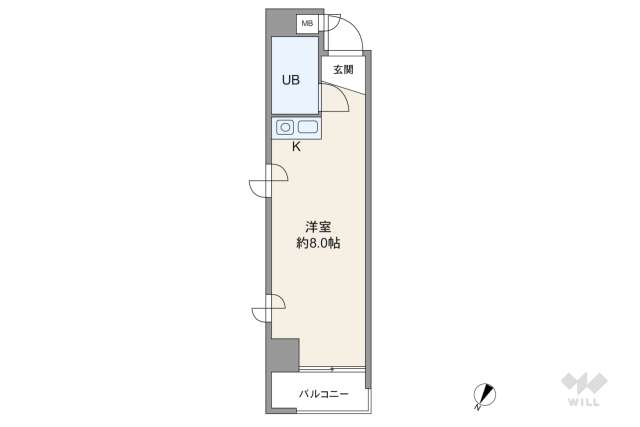 タイガースマンション笹塚:間取り図面