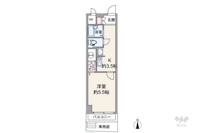 ライオンズガーデン池田山:間取り図面