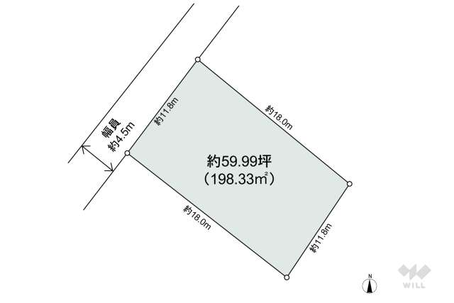 名古屋市瑞穂区日向町1丁目 土地:間取り図面