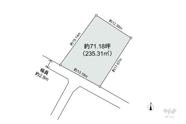 大府市北山町1丁目 土地:間取り図面