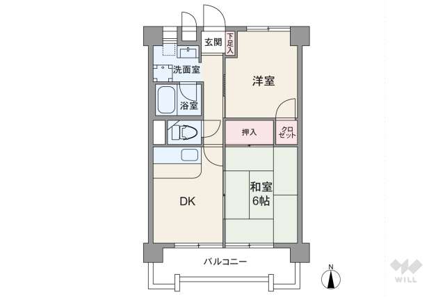 日興パレス大森:間取り図面