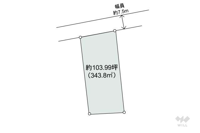 名古屋市守山区大森八龍2丁目 土地:間取り図面