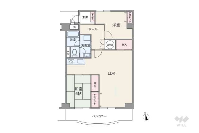 パールマンション金山:間取り図面