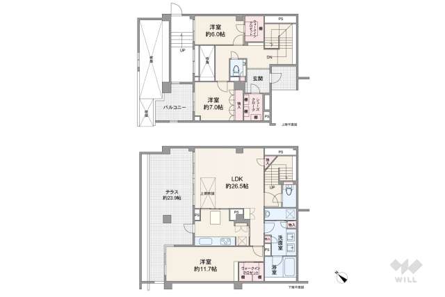 プラウド松濤:間取り図面