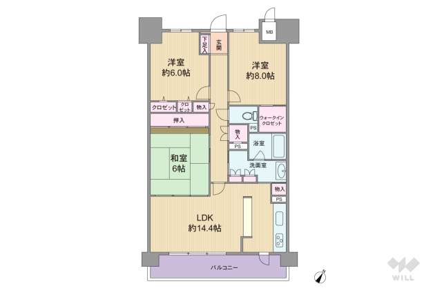 581556Rの間取り図