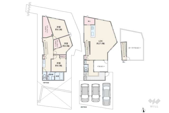 宝塚市千種2丁目 一戸建て:間取り図面
