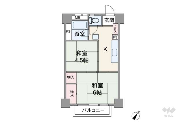 シャンボール武蔵小山:間取り図面