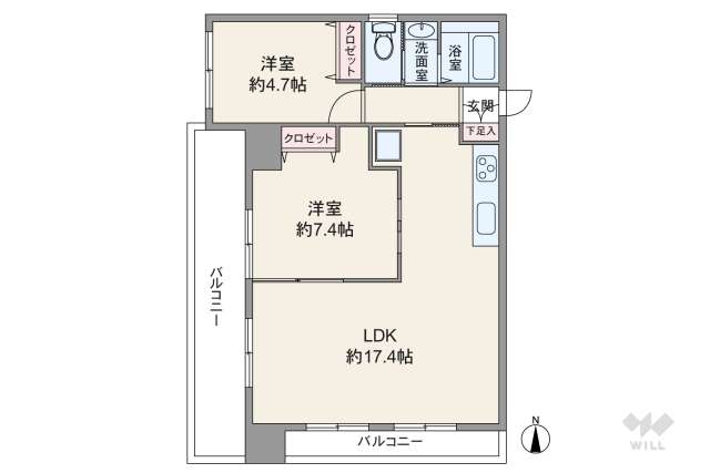 パレス大井:間取り図面