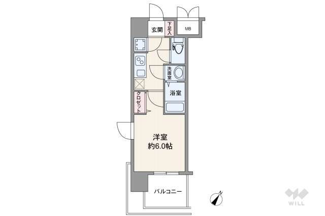 レジュールアッシュアーバンゲート:間取り図面