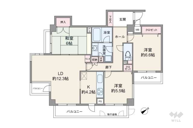 フォルム八事:間取り図面