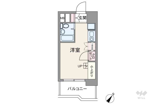 スカイコート明大前第２:間取り図面