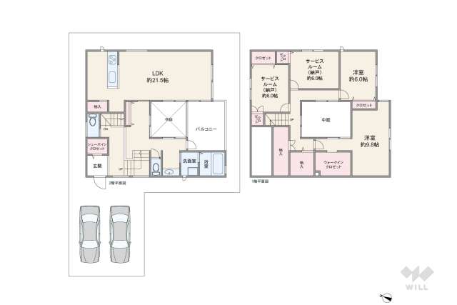 宝塚市野上6丁目 一戸建て:間取り図面