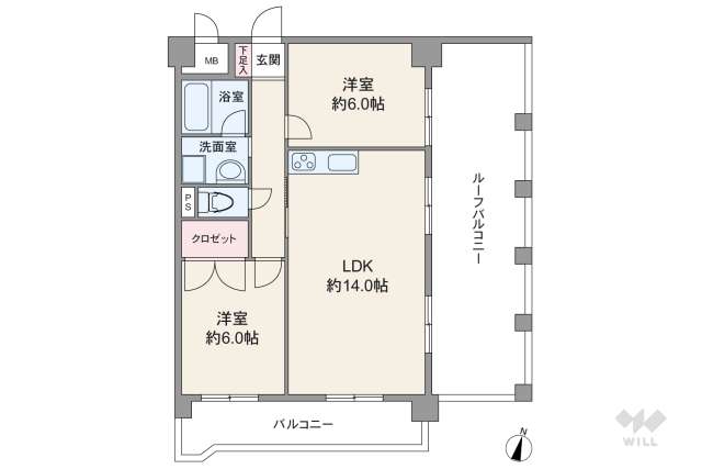 深江67番館:間取り図面