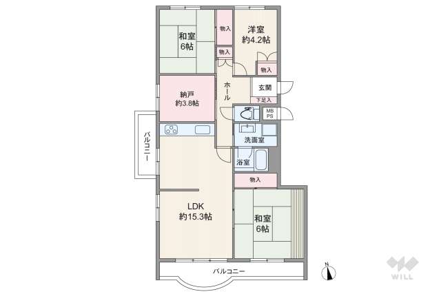 611790Rの間取り図