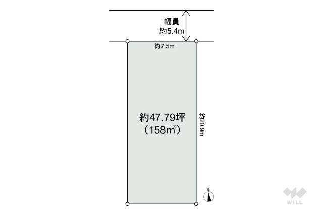 名古屋市西区江向町5丁目 土地:間取り図面