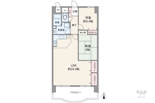 シティコーポ尾頭橋5号館:間取り図面