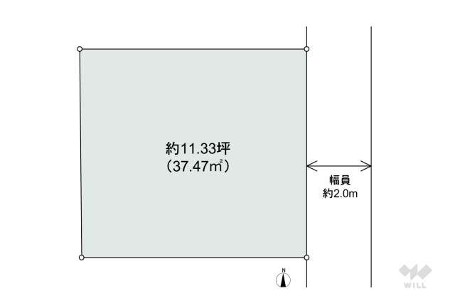 足立区綾瀬1丁目 土地:間取り図面