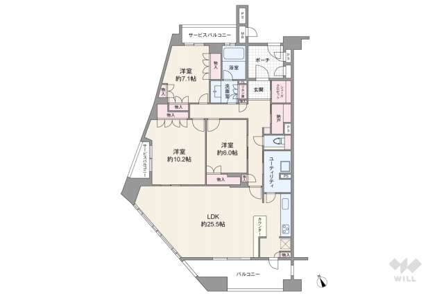 ザ・マスターズフォート:間取り図面