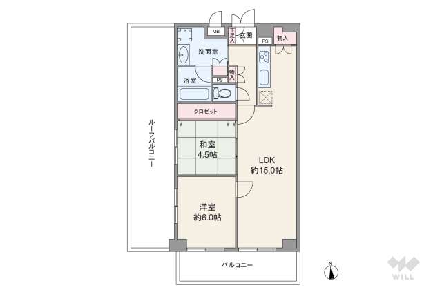 ユニハイム池田:間取り図面
