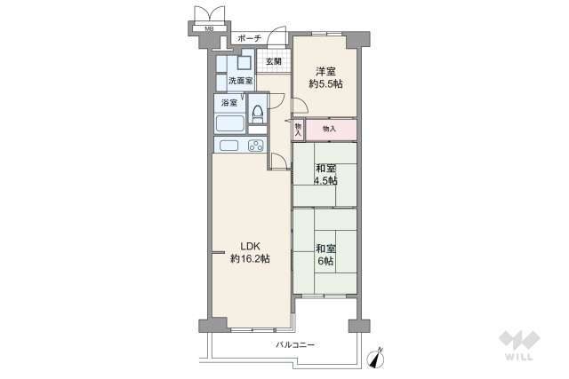 ラヴェニール宝塚中山台プルミエ:間取り図面