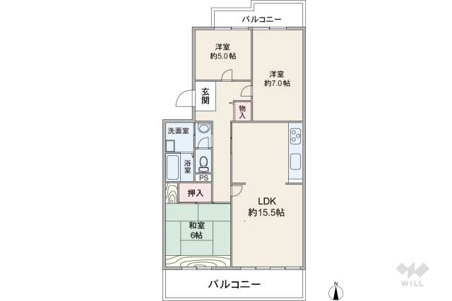 630355Rの間取り図