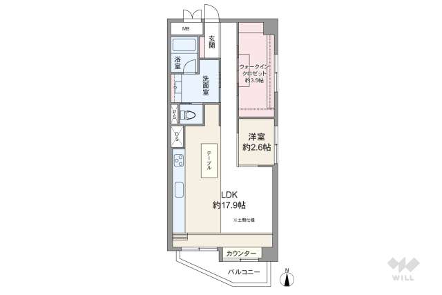 ライオンズマンション第２江坂　:間取り図面