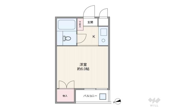 フラット上板橋:間取り図面