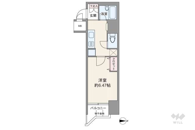 セリュークス板橋本町:間取り図面