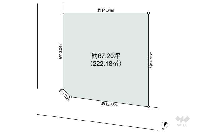 宝塚市野上4丁目 土地:間取り図面